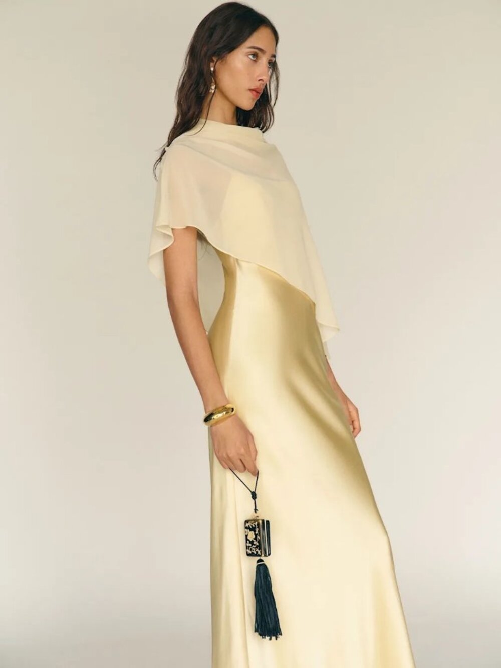 Reformation Lilbeth Silk Dress XS